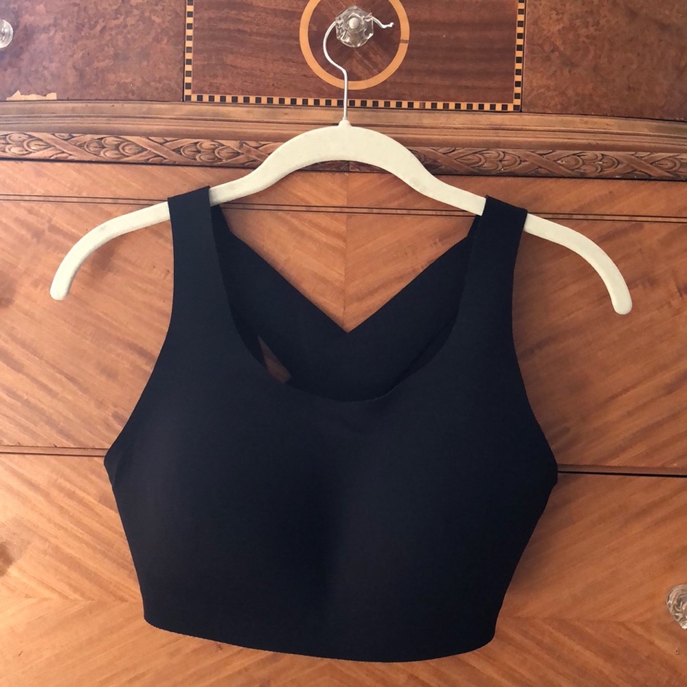 Sports bra black. Lululemon. Great used condition.